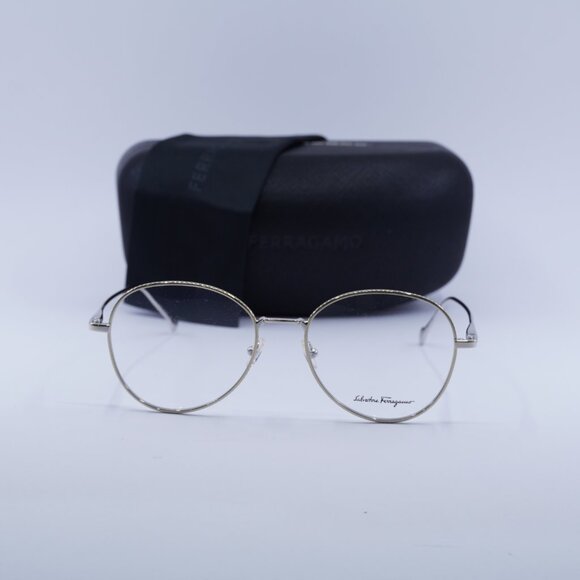 Final Price! Salvatore Ferragamo SF2189 724 Gold/Palladium Eyeglasses 55mm main image 3